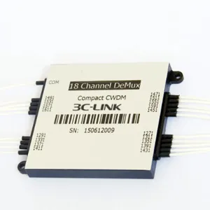 O espaço livre CCWDM--18 canais compacto cwdm mux/demux módulo