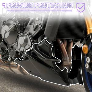 XXUN Protector de Cubierta de Alerón de Carenado para Motor Inferior de Motocicleta, para <span class=keywords><strong>Yamaha</strong></span>, <span class=keywords><strong>Tracer</strong></span> <span class=keywords><strong>9</strong></span>/SP, GT, 2021, <span class=keywords><strong>2022</strong></span>, 2023, 2024, 2025 - Product Image 3