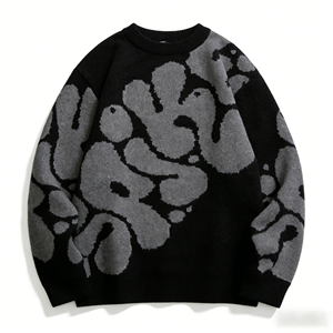 Logo personnalisable, coton pur, tissage jacquard, anti-rétrécissement, respirant, logo sur le devant, tricot pour homme, vêtements décontracté<span class=keywords><strong>s</strong></span> de printemps - Product Image 2