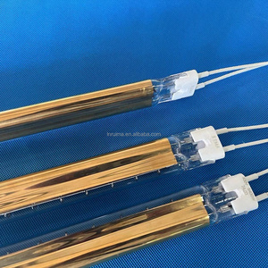 Rema năng lượng hiệu quả áo vàng đôi ống sóng ngắn hồng ngoại nhiệt đèn <span class=keywords><strong>Halogen</strong></span> sơn bóng đèn hồng ngoại phòng tắm hơi ngoài trời Máy sưởi các bộ phận - Product Image 2