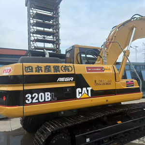 Excavatrice sur chenilles d'occasion CAT 320BL 320B de 20 tonnes de haute qualité, fabriquée au Japon, incluant moteur et boîte de vitesses, équipement de construction d'occasion - Product Image 1