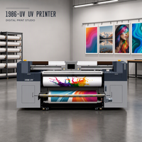 Imprimante UV à bande maillée 1906-UV, machine d'impression numérique haute vitesse pour la production d'art sur toile, coques de téléphone, acrylique et bois