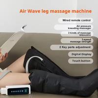 Bottes de massage des pieds à compression d'air avec matériau TPE, 3 niveaux d'intensité et 4 chambres pour la récupération sportive, la circulation et la relaxation