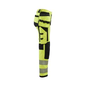 BLAKLADER - 719716423399D18 Women's Hi-Vis <b>trousers</b> with 4-way-<b>stretch</b> Yellow/<b>Black</b> - EAN 7330509895184 HI-VIS WORKWEAR - Product Image 5