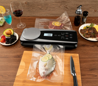 Appareil de cuisine de haute qualité, entièrement automatique, double pompe, acier inoxydable 304, machine d'emballage sous vide alimentaire