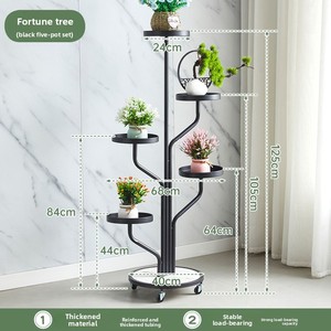 Supporto per Fiori <span class=keywords><strong>in</strong></span> Metallo Moderno e Semplice per Soggiorno, Balcone e <span class=keywords><strong>Cortile</strong></span>, per <span class=keywords><strong>Piante</strong></span> <span class=keywords><strong>in</strong></span> <span class=keywords><strong>Vaso</strong></span> - Product Image 6