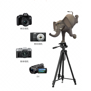 Trípode de Aluminio Portátil Profesional de Viaje de 168 cm Weifeng Wt3560 Negro con Nivel de Burbuja, Soporte para Cámara y Teléfono Móvil WF-<span class=keywords><strong>3560</strong></span> - Product Image 2