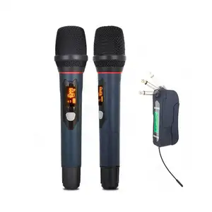 Hot Sale Wireless Karaoke Microphone With Disco Led Lights