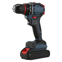 Perceuse électrique sans fil à double batterie 18V, moteur sans balais, puissance de perçage maximale 10mm, pour la décoration
