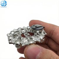 Clip de chaussure en strass avec lettres de sororité JJOA pour chaussures Pearl Jack and Jill, accessoire de chaussure pour la confraternité