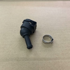 หัวต่อท่อน้ำหล่อเย็น BMW X3 X1พลาสติกสีดำ X5 X7อะไหล่เทอร์โบชาร์จเจอร์ - Product Image 1
