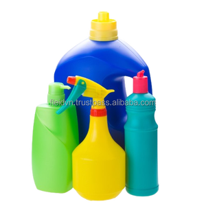 Botella de Plástico Blanca de Lujo Personalizada de 1L, 2L, 3L, 5L para Detergente Líquido con Asa, Moldeada por Soplado, de Alta Calidad - Product Image 1
