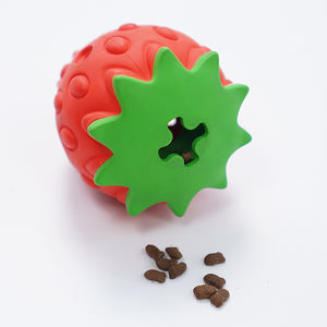 Vente en gros Jouet en caoutchouc pour chien de style classique à mâcher au design de fruits du dragon fraise dans un emballage de sac - Product Image 2