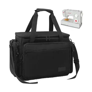 Bolsa de transporte para máquina de coser portátil universal personalizada, bolsa para máquina, estuche de transporte para costura con múltiples bolsillos de almacenamiento