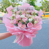 Papier d'Emballage Imperméable pour Fleurs, Papier Cadeau Floral Personnalisé pour Bouquets