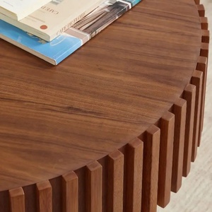 Mesa de Centro Redonda Nórdica, Combinación Moderna para Sala de Estar, Hogar, Apartamento Pequeño, Estilo Simple y Ligero de Lujo, Mesa de Centro para Sala de Estar B&B - Product Image 2