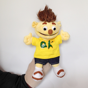 Prezzo di fabbrica morbido farcito peluche del fumetto della bambola giocattolo del burattino di mano per raccontare storie - Product Image 3