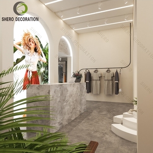 Ideas de Decoración para Tiendas de Ropa, Exhibidores de Ropa Metálicos, Soporte Personalizado para Prendas, Diseño de Interiores para Tiendas de Ropa - Product Image 4
