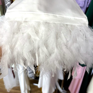 Robes <span class=keywords><strong>Kimono</strong></span> de Luxe <span class=keywords><strong>en</strong></span> <span class=keywords><strong>Soie</strong></span> et Satin à Plumes Unies pour Femmes, Grandes Tailles, Styles Longs et Courts, Robes de Mariée et Demoiselle d'honneur, Peignoirs Doux pour le Matin – Vente <span class=keywords><strong>en</strong></span> Gros - Product Image 2