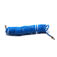 Camion rentable Pu tressé enroulé Tube ressort pneumatique spirale compresseur Air tuyau assemblage pour Semi-remorque