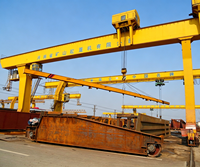 Grue portique de type L de 50 tonnes, équipement de levage extérieur, grue portique électrique à poutre simple