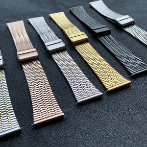 Bracelets ajustables rapidement pour hommes et femmes, bracelet de luxe en acier inoxydable pour Samsung, <span class=keywords><strong>Huawei</strong></span>, Amazfit, 20mm, 22mm - Product Image 2