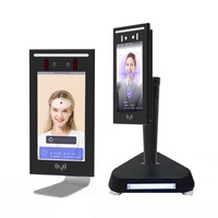 Máquina de Control de Acceso con Reconocimiento Facial Android 11, Registro de Asistencia, Lector de Huellas Dactilares, RFID, Código QR, Lector de Tarjetas, Pantalla LCD Unidireccional