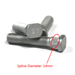 12X1.5 12X1.25 Lengte 72Mm Gesmeed Spline <span class=keywords><strong>Diameter</strong></span> <span class=keywords><strong>14Mm</strong></span> Wielen Hub Spline Bouten Schroeven Pak Voor Mitsubishi Toyota Subaru Nissan - Product Image 5