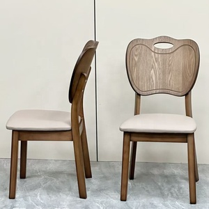 Sillas <span class=keywords><strong>de</strong></span> Comedor <span class=keywords><strong>de</strong></span> Madera Blanca al por Mayor Directo <span class=keywords><strong>de</strong></span> Fábrica, Modernas y Contemporáneas, Tapizadas en Cuero, Muebles para el Hogar, Duraderas y Portátiles - Product Image 3