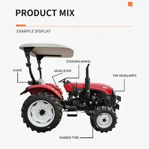 Good Quality Chinese Cheap Mini Farm 40HP 4WD Tracter with YTO Engine