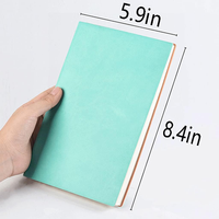 Cuaderno Profesional de Negocios A5, 100 Hojas, Diario con Líneas Horizontales, Tapa Dura de PU, Cosido con Hilo, Bloc de Notas de Regalo