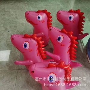 ของเล่นไดโนเสาร์เป่าลมแบบโยกเยก ขนาด 95 ซม. ทำจาก PVC สำหรับเด็กเล่น - Product Image 1