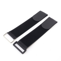 Sangle en nylon auto-agrippante avec boucle en plastique, réutilisable et réglable, pour la gestion des câbles de batterie RC