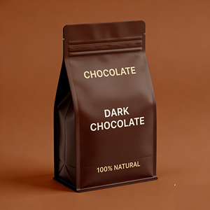 ถุงบรรจุภัณฑ์อาหารแบบตั้งได้ พิมพ์ลายตามสั่ง แบบใช้แล้วทิ้ง ก้นแบน สำหรับซีเรียล กาแฟ อาหารสัตว์ และบะหมี่ - Product Image 2