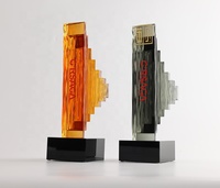 Jadevertu 2024 Succès échelle trophée pour la reconnaissance réalisation liuli cristal trophée cristal trophée prix trofeos