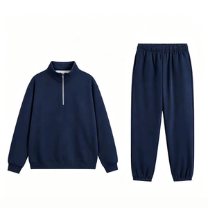 Conjunto de Pantalones Cortos Deportivos Casuales Ecológicos para Hombre 2025, 100% Algodón Transpirable, Tejido de Punto, con Cierre de Media Cremallera y Detalles de Silicona 3D - Product Image 1