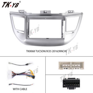 Marco de Radio para Coche TK para <span class=keywords><strong>Hyundai</strong></span> <span class=keywords><strong>Tucson</strong></span> <span class=keywords><strong>2012</strong></span>, Instalación de Estéreo, Kit de Montaje, Panel de Reequipamiento - Product Image 3
