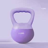 Prix Compétitif – Kettlebell Souple Yanshi pour Entraînement à Domicile 2.5kg 3kg 4kg PVC+Acier Sable Écologique Couleur et Logo Personnalisables