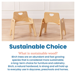 Juego de Mesa y Sillas de Seguridad Montessori para Preescolar, Muebles de Madera para Niños, para Jardín de Infancia, Guardería, Salón de Clases - Product Image 2
