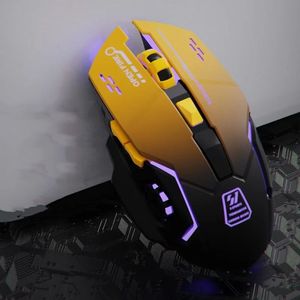 เมาส์สำหรับเล่นเกมแบบไร้สายแบบสองโหมดเมาส์สำหรับสำนักงานแบบเงียบแบบชาร์จได้สำหรับแท็บเล็ตคอมพิวเตอร์มือถือ - Product Image 1