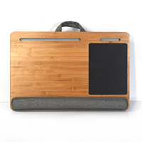 Support multifonctionnel pour Ordinateur Portable, bureau pour Ordinateur Portable, Support en bois pour Ordinateur Portable, Support pliable en bambou pour tablette