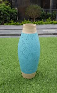 Juego de Jarrones Redondos Azules Modernos de Bambú Hilado, Hechos a Mano, de Alta Calidad, con Certificación CE, Logotipo Personalizado, para Decoración del Hogar, Hechos en Vietnam - Product Image 6