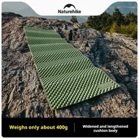 Tapis de couchage de camping ultra-léger et épaissi en mousse fermée, avec film aluminium, anti-humidité et isolant thermique, sans gonflage, idéal