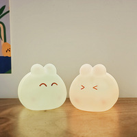 Veilleuse Lapin Mignon, Jouet Populaire pour Marché Nocturne, Lampe d'Ambiance Fille Cartoon, Cadeau pour Événements Festifs