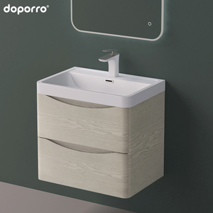 Mueble de Baño Moderno Doporro con Espejo, Cubierta de PVC y Madera Contrachapada - Product Image 6