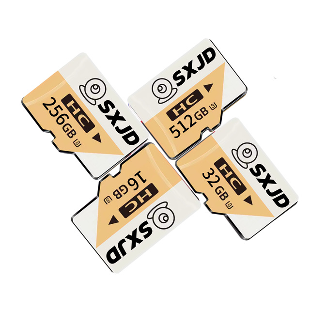 On Sale Large Capacity Custom Logo 4K V30 V60 V90 A2 U3 4Gb 8Gb 32Gb 64Gb 512Gb 1Tb Black Plastic Tf Memory Micro 128Gb Sd Card