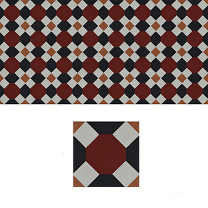 Piastrelle Personalizzate in Cemento per Pavimenti e Pareti del <span class=keywords><strong>Bagno</strong></span>, Design Geometrico 200*200mm, Piastrelle Moderne per Interni con Bordi - Product Image 1