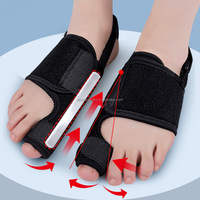 Attelle de pied réglable en aluminium pour hallux valgus, correcteur d'orteil, protecteur de sécurité sportive, séparateur d'orteils