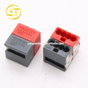 Knx khối thiết bị đầu cuối 243 211 Đỏ/Đen 243 Micro đẩy dây nối sản xuất tại Đức 0.6-0.8 mét 100V mới và độc đáo - Product Image 1