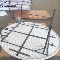 Table et chaises pliantes en plastique de 6 pieds pour banquets, idéales pour l'hôtellerie, le camping et les repas en extérieur – Nouveauté 2025, vente en gros, personnalisables, faciles à transporter, design moderne